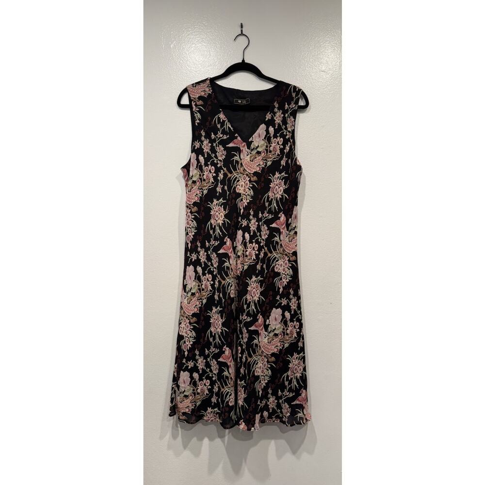 Lily Y2K Floral MIDI Dress Women’s Plus Size 2X Sleeveless 90s Fairy Grunge Boho